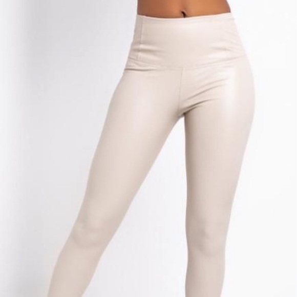 BRAND NEW/ Vegan Leather 2 piece Ensemble - Picture 3 of 5